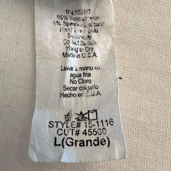 Imagenation Scoop Neck Short Sleeve Rayon Blend Stretch Bodysuit Green Large - Picture 4 of 4